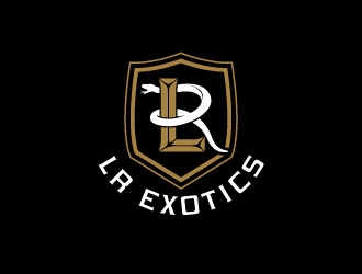 LR Exotics  logo design by ikdesign