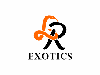 LR Exotics  logo design by ingepro