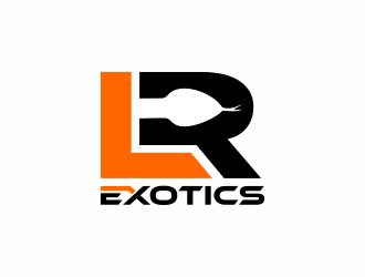LR Exotics  logo design by ingepro