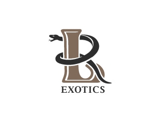 LR Exotics  logo design by ikdesign