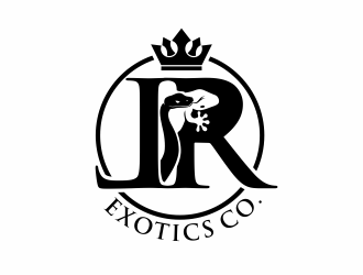 LR Exotics  logo design by agus