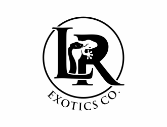LR Exotics  logo design by agus