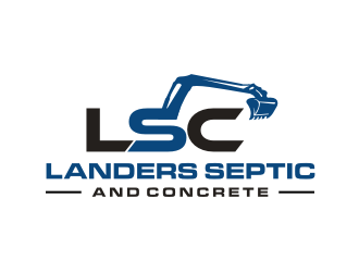 Landers Septic and Concrete logo design by tejo