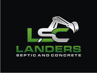 Landers Septic and Concrete logo design by mbamboex