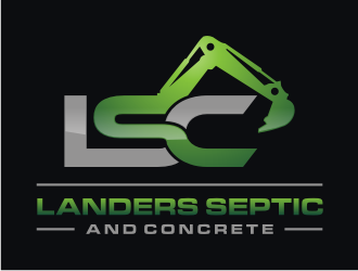 Landers Septic and Concrete logo design by tejo