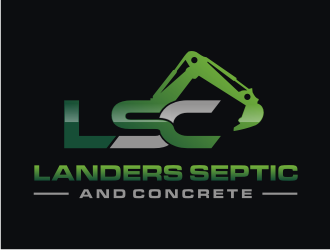 Landers Septic and Concrete logo design by tejo
