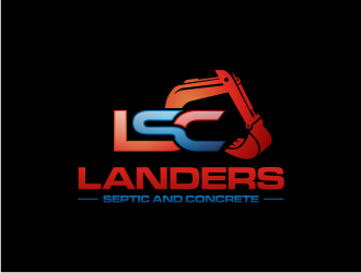 Landers Septic and Concrete logo design by cintya