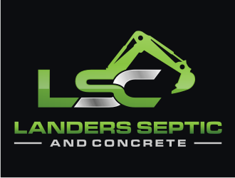 Landers Septic and Concrete logo design by tejo