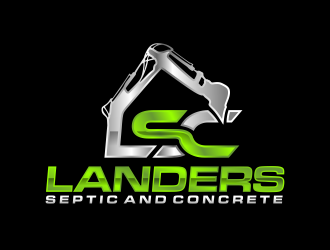 Landers Septic and Concrete logo design by imagine