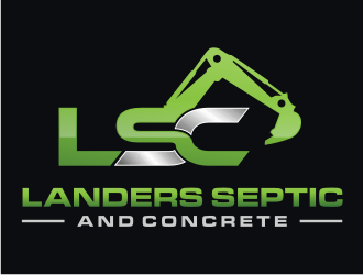 Landers Septic and Concrete logo design by tejo