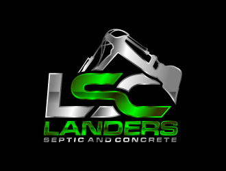 Landers Septic and Concrete logo design by imagine