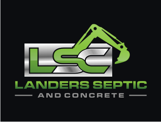 Landers Septic and Concrete logo design by tejo