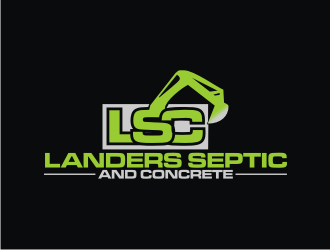 Landers Septic and Concrete logo design by Diancox