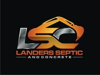 Landers Septic and Concrete logo design by agil