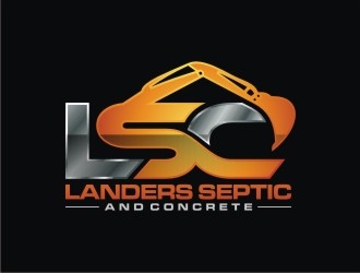 Landers Septic and Concrete logo design by agil