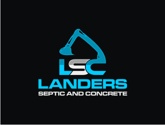 Landers Septic and Concrete logo design by sodimejo