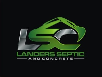 Landers Septic and Concrete logo design by agil