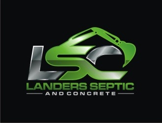 Landers Septic and Concrete logo design by agil