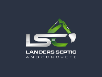 Landers Septic and Concrete logo design by Susanti
