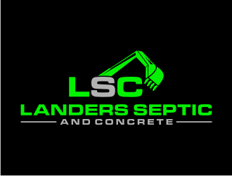Landers Septic and Concrete logo design by nurul_rizkon