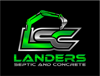 Landers Septic and Concrete logo design by cintoko
