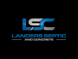 Landers Septic and Concrete logo design by ammad
