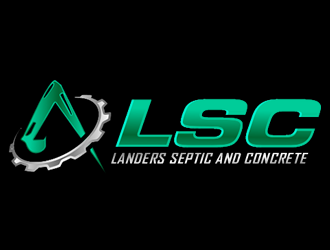 Landers Septic and Concrete logo design by Coolwanz