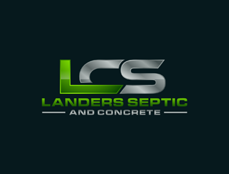 Landers Septic and Concrete logo design by ndaru