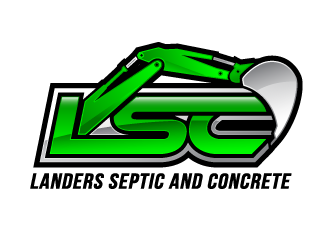 Landers Septic and Concrete logo design by PRN123