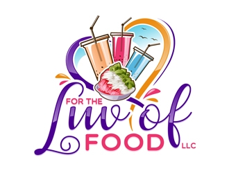 For the Luv of Food, LLC logo design by DreamLogoDesign