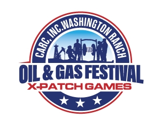 CARC, INC.Washington Ranch Oil & Gas Festival  X-Patch Games logo design by moomoo