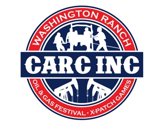 CARC, INC.Washington Ranch Oil & Gas Festival  X-Patch Games logo design by DreamLogoDesign