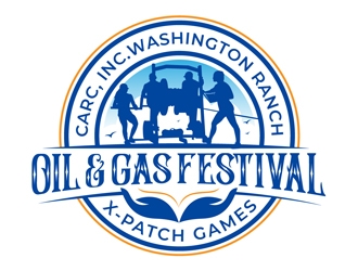CARC, INC.Washington Ranch Oil & Gas Festival  X-Patch Games logo design by DreamLogoDesign