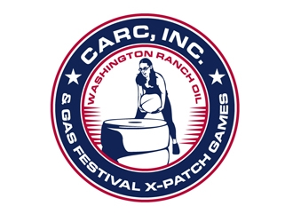 CARC, INC.Washington Ranch Oil & Gas Festival  X-Patch Games logo design by DreamLogoDesign