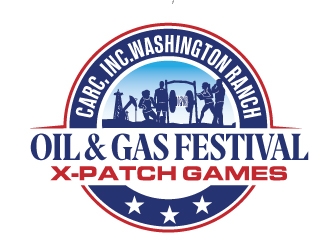 CARC, INC.Washington Ranch Oil & Gas Festival  X-Patch Games logo design by moomoo