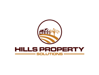 Hills Property Solutions logo design by sodimejo