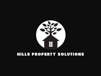 Hills Property Solutions logo design by heba