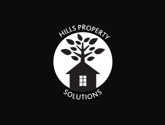 Hills Property Solutions logo design by heba
