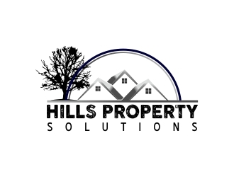 Hills Property Solutions logo design by berkahnenen