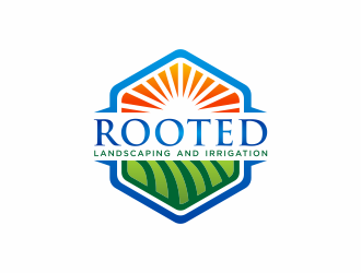 Rooted - Landscaping and Irrigation logo design by hidro