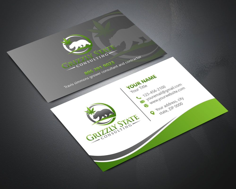 Grizzly state logo design by Boomstudioz