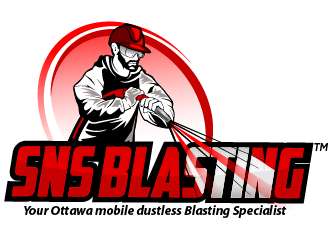SNS BLASTING  logo design by THOR_