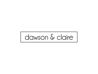 Dawson & Claire  logo design by usef44