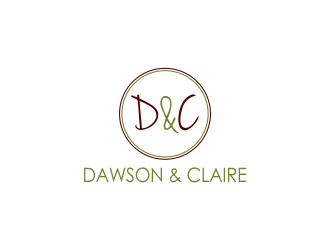 Dawson & Claire  logo design by akhi