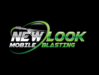 New Look Mobile Blasting logo design by gogo