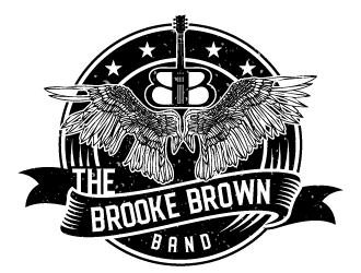 The Brooke Brown Band logo design by Aelius