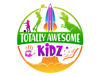 Totally Awesome Kidz logo design by DreamLogoDesign