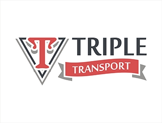 Triple Transport logo design by gitzart