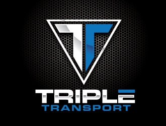 Triple Transport logo design by REDCROW