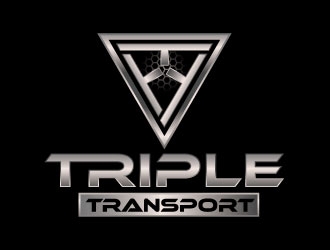 Triple Transport logo design by REDCROW